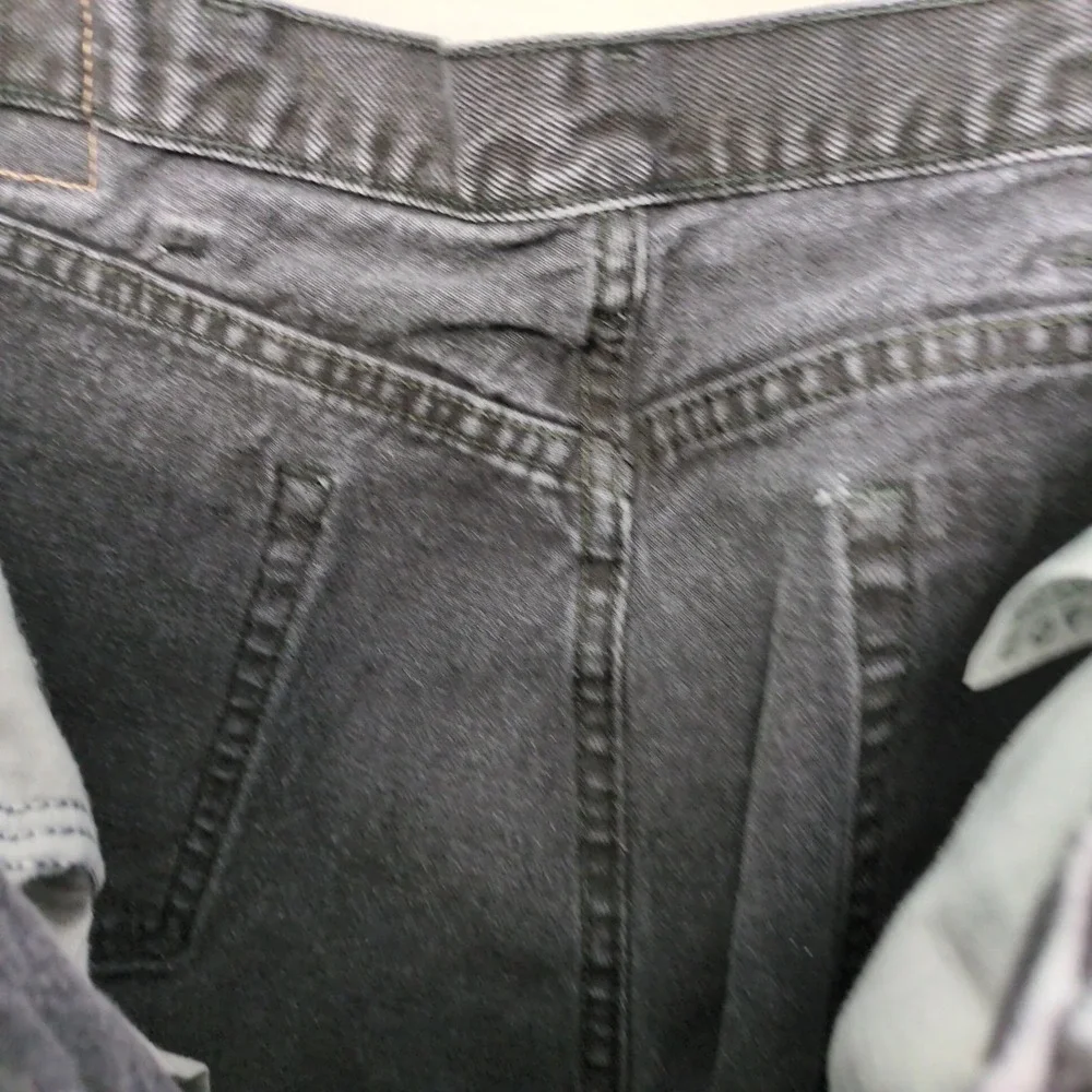 Wrangler Regular Fit Black Jeans Mens 38 37x29